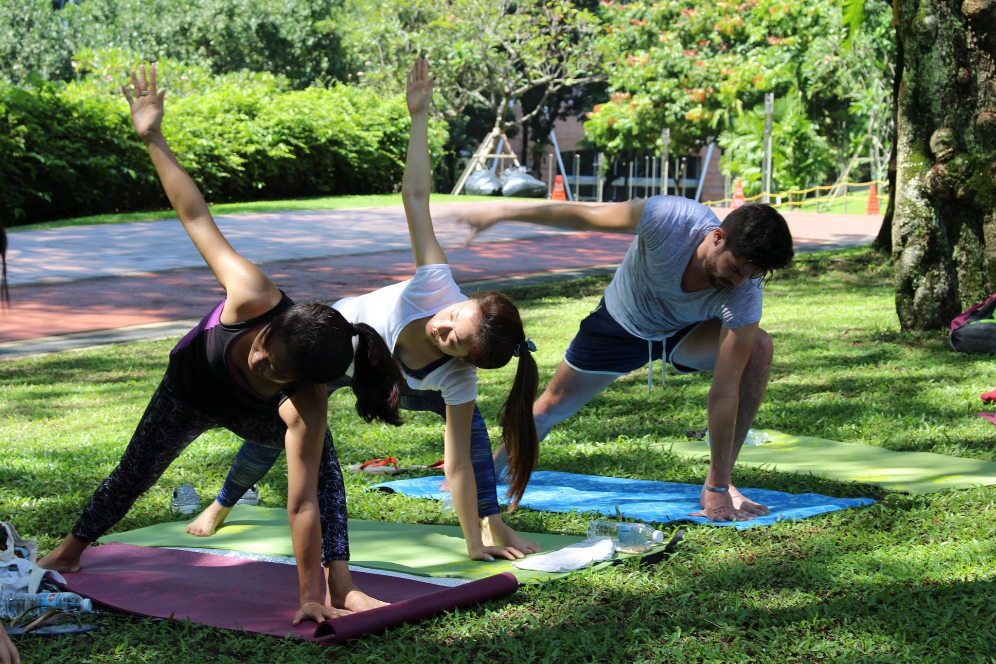 Hello KL Experience your zen moment outdoors with yoga.